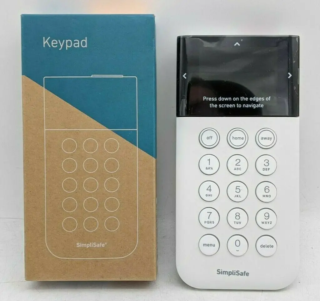 keypad - SimpliSafe PIN 