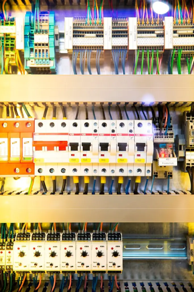multicolored electronic part-Power
