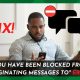 Why You See “You Have Been Blocked Originating Messages