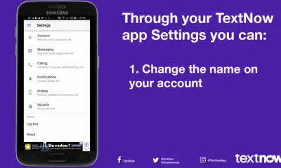 Does TextNow Show Your Name?