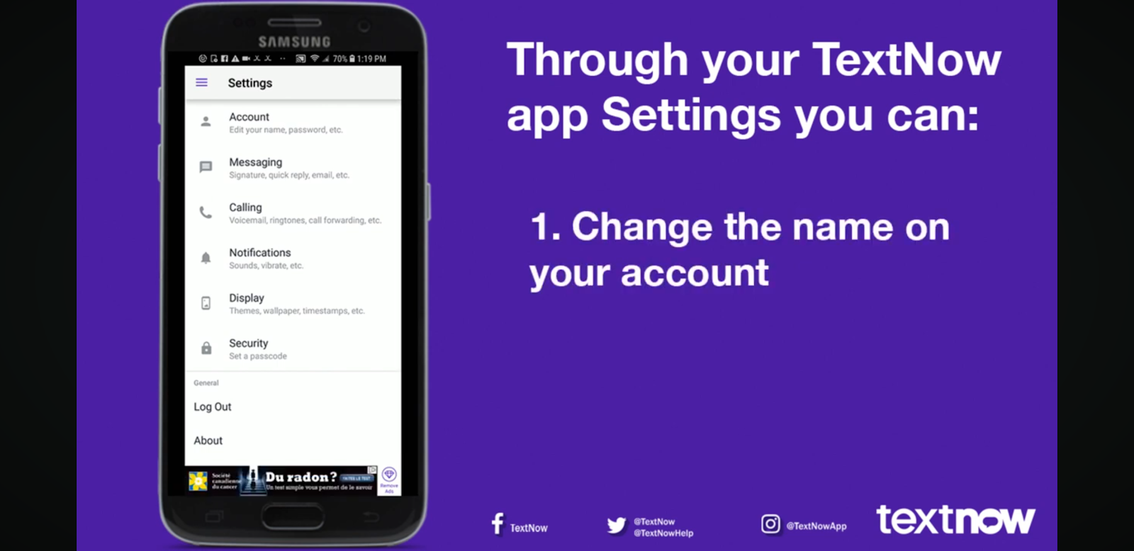 Does TextNow Show Your Name?